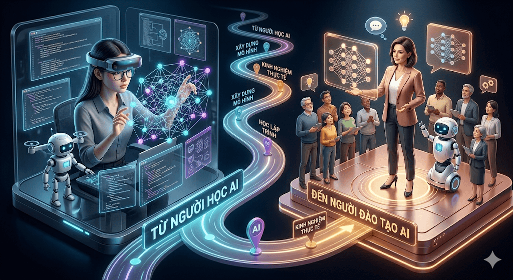 Từ người học AI đến người đào tạo AI
