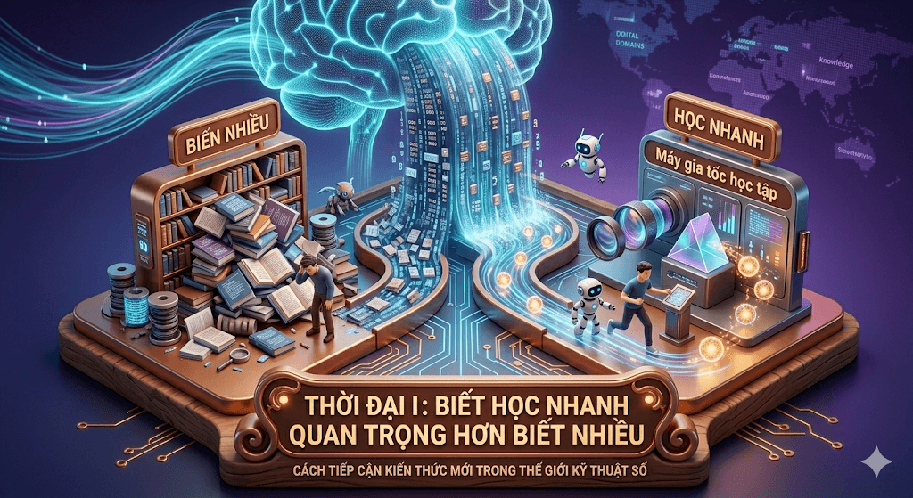 Biết học nhanh quan trọng hơn biết nhiều