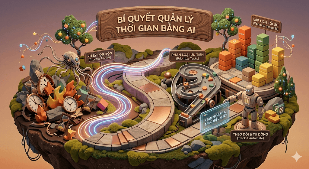 Bí quyết quản lý thời gian bằng AI