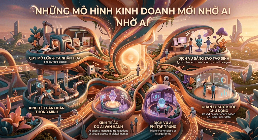 Những mô hình kinh doanh mới nhờ AI