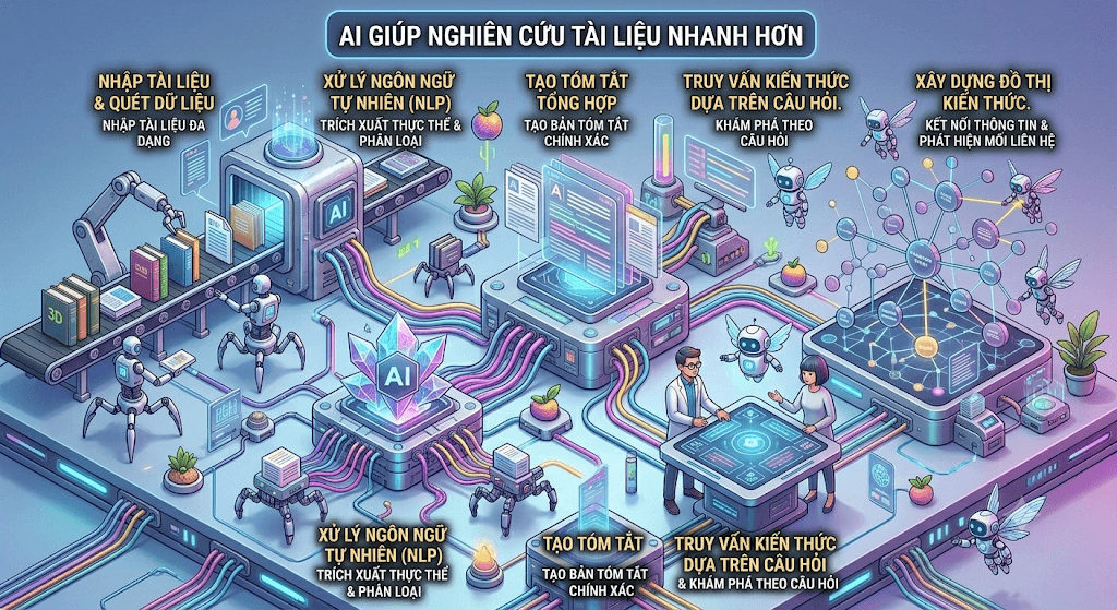 Cách sử dụng AI để nghiên cứu tài liệu