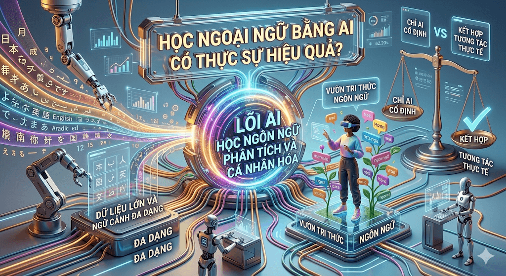 Học ngoại ngữ bằng AI có thực sự hiệu quả?