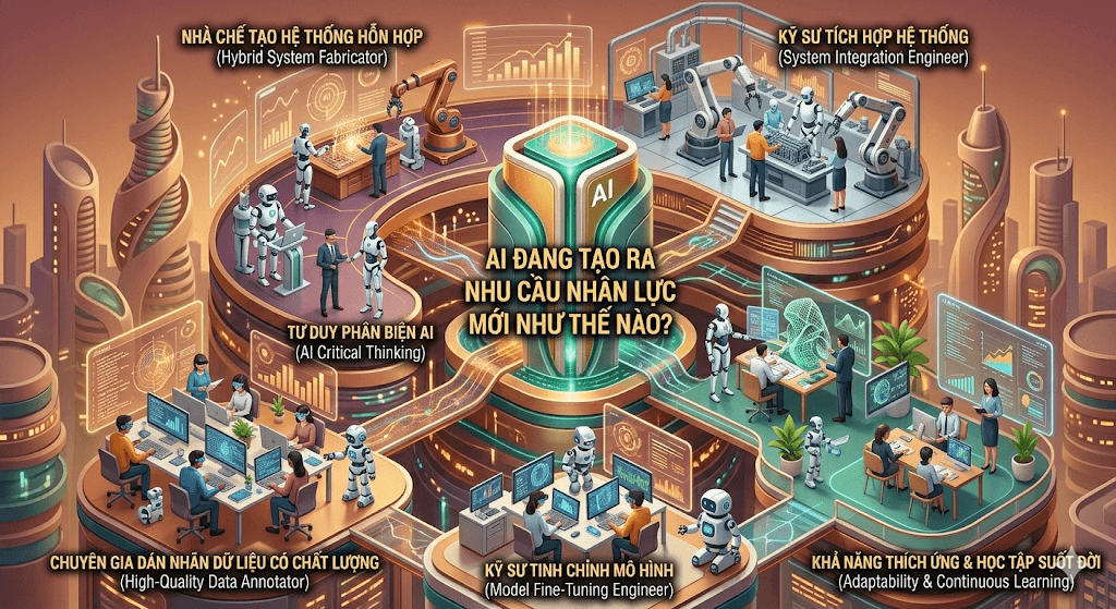 AI đang tạo ra nhu cầu nhân lực mới
