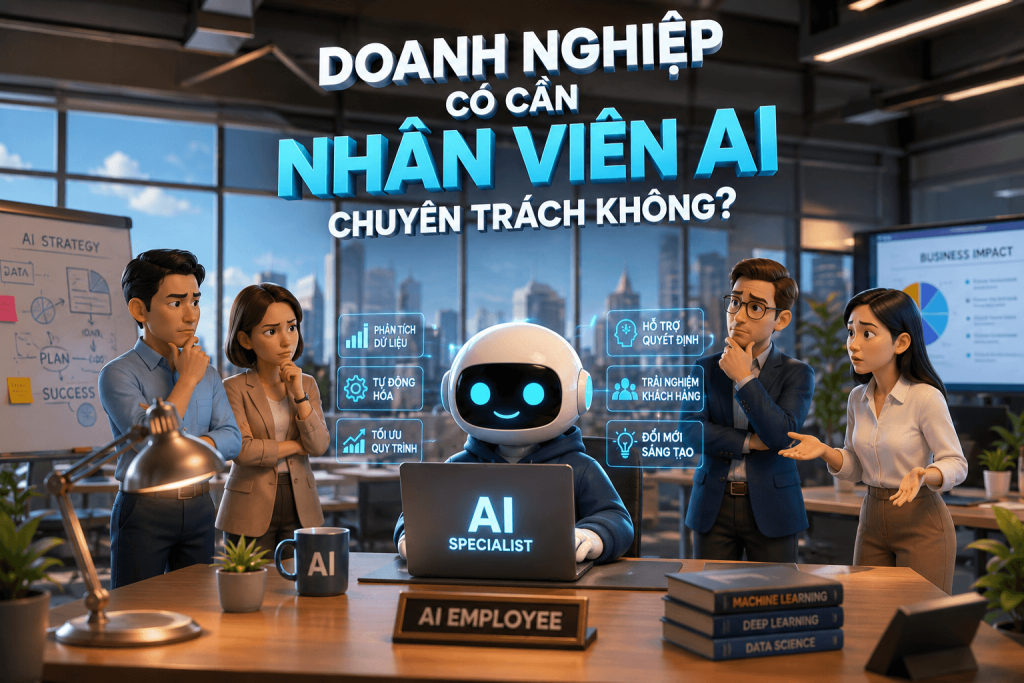 Doanh nghiệp có cần nhân viên AI chuyên trác
