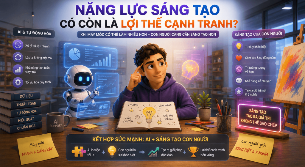 Năng lực sáng tạo có còn là lợi thế