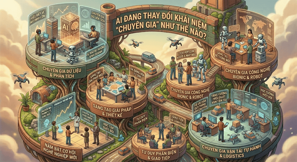 Từ người dùng AI đến người tạo ra giá trị