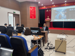 Cán bộ BIDV Cao Bằng tham gia thực hành AI