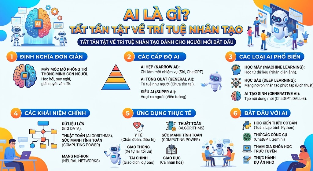 AI Là Gì? Tất Tần Tật Về Trí Tuệ Nhân Tạo Cho Người Mới Bắt Đầu