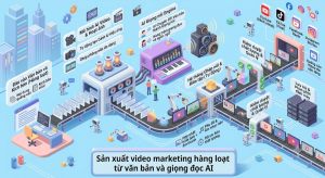 Sản xuất video marketing hàng loạt