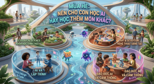 Mùa hè nên cho con học AI hay học thêm