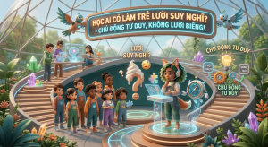 Học AI có làm trẻ lười suy nghĩ không?