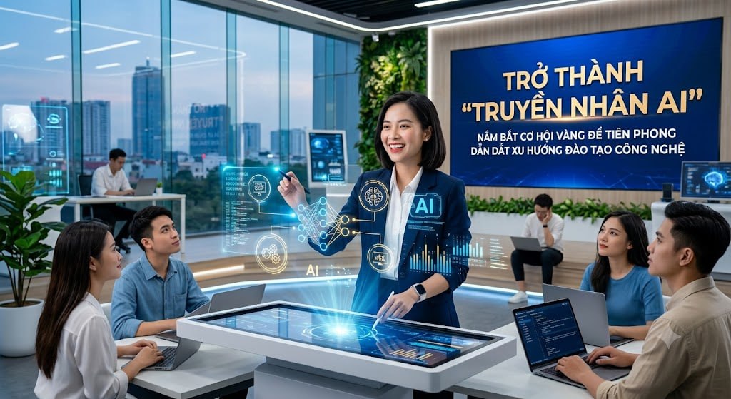 Trở Thành "Truyền Nhân AI" Tiên Phong: Nắm Bắt Cơ Hội Vàng Dẫn Dắt Tương Lai Đào Tạo Công Nghệ 1 tr thnh truyn nhn ai tin phong nm bt c hi vng dn d cover
