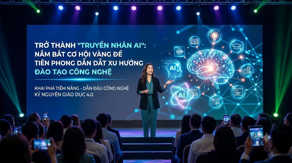 Trở Thành "Truyền Nhân AI" Tiên Phong: Nắm Bắt Cơ Hội Vàng Dẫn Dắt Tương Lai Đào Tạo Công Nghệ 2 Trở Thành